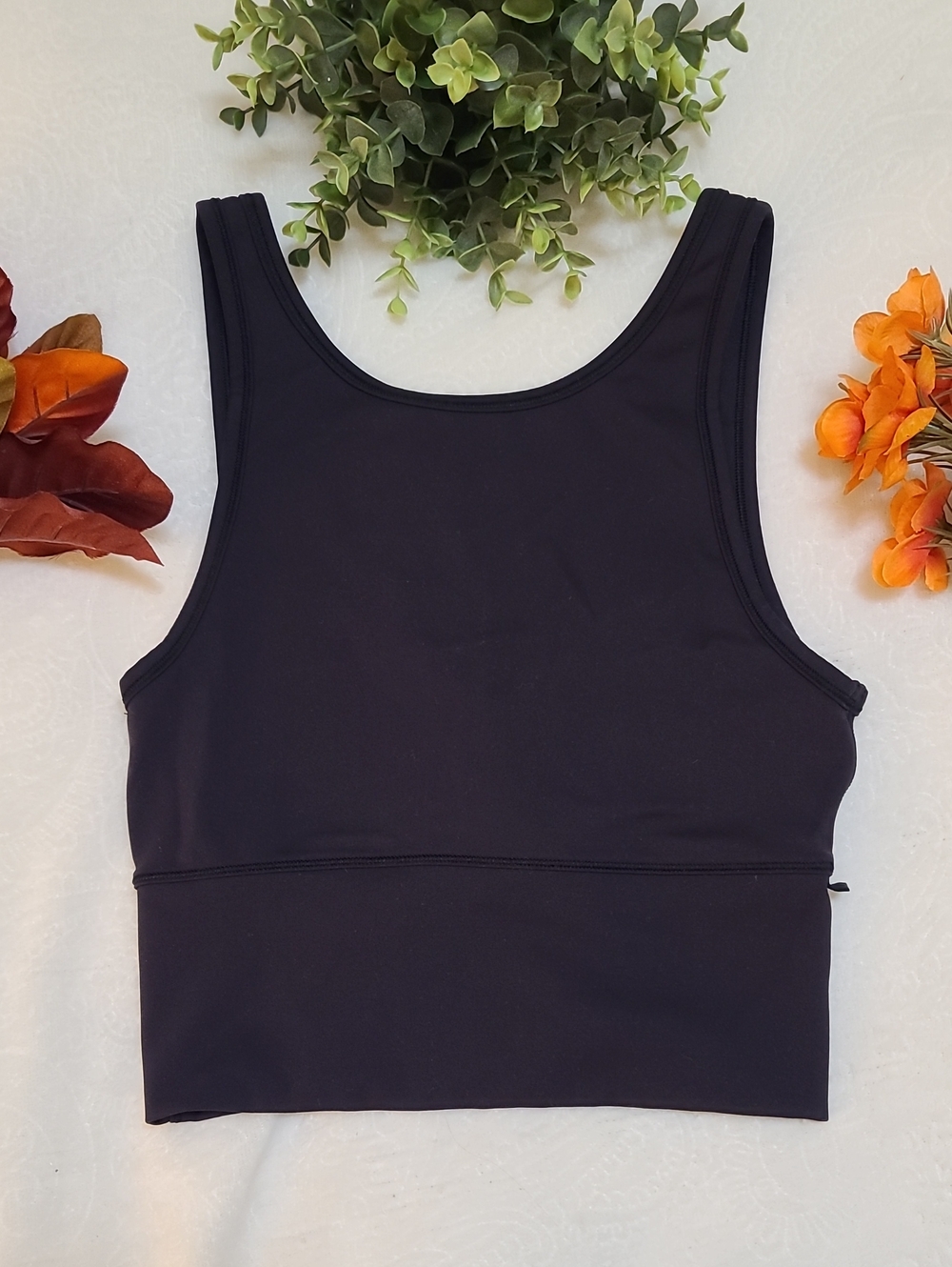 Lululemon Power Pivot Training Tank Top Black Reversible Luxtreme Gym Yoga